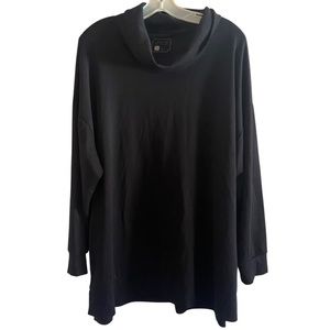 Stylus Women's Extremely Soft 1 XL Cowl/collared Neck Pullover Black
